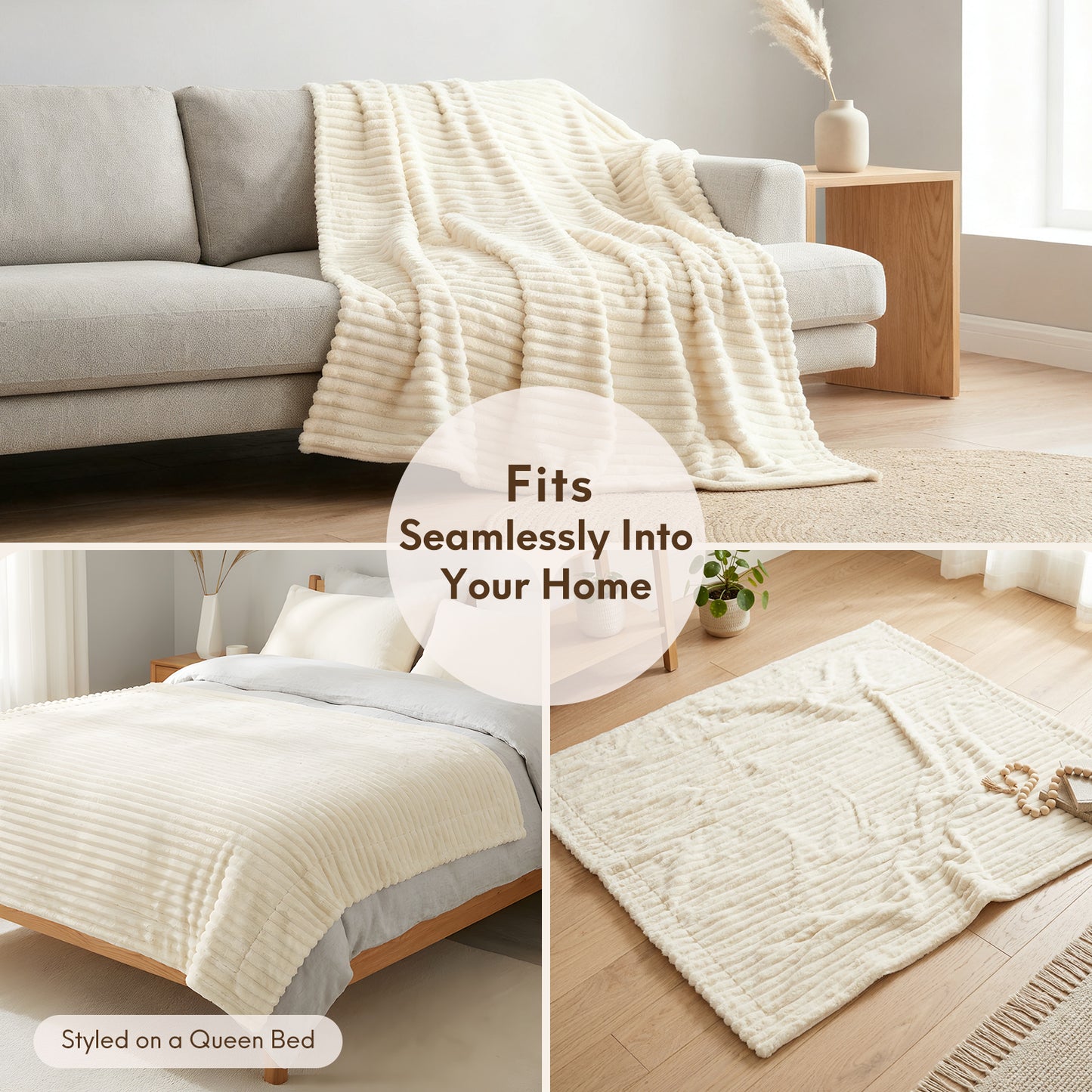 Waterproof Pet Blanket – Winter White