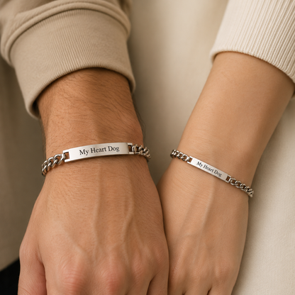 Personalized Matching ID Bracelets for Dog Lovers
